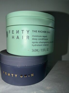NEW Fenty Beauty The Richer One Deep Conditioner & Fenty Skin Butta Drop Bundle